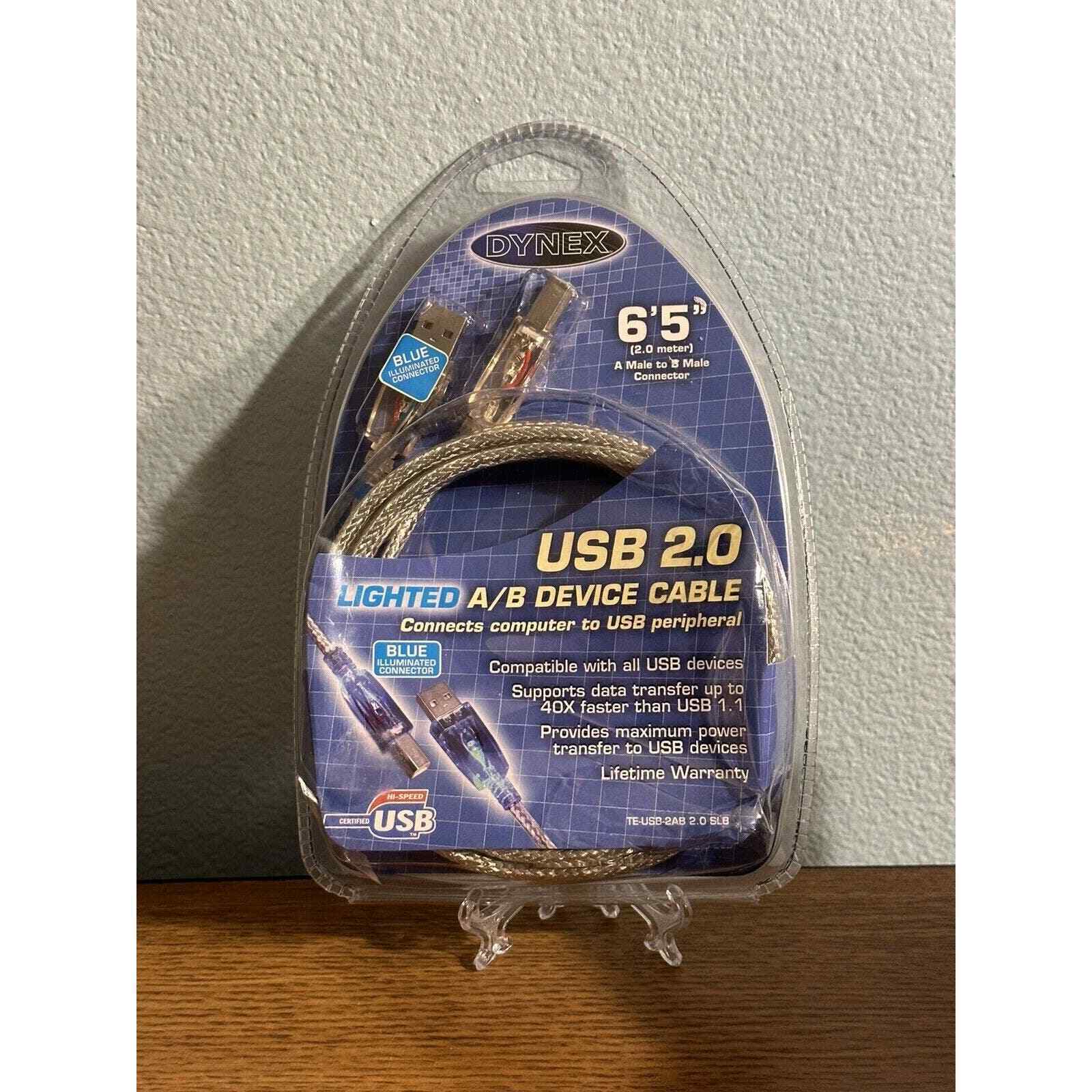 DYNEX USB 2.0 Device Cable 6' 5
