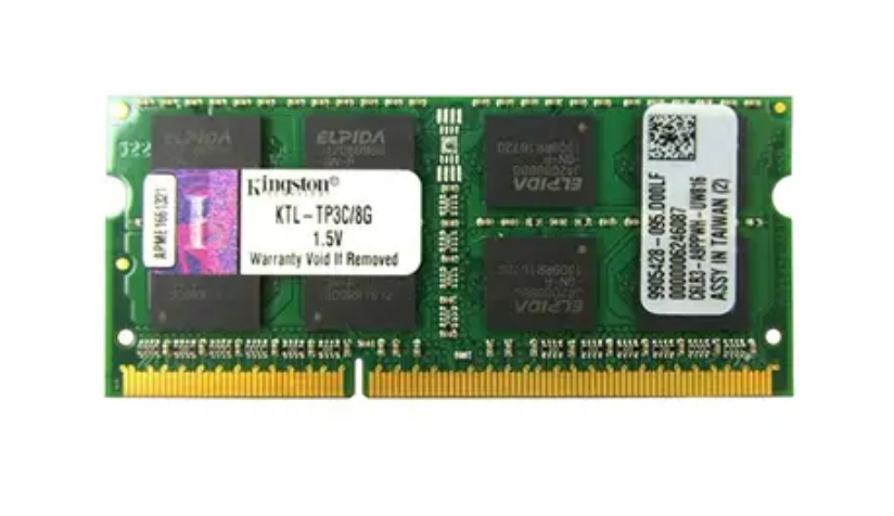 Kingston 8GB 1600MHz DDR3 (PC3-12800) SODIMM Memory  (KTL-TP3C/8G)