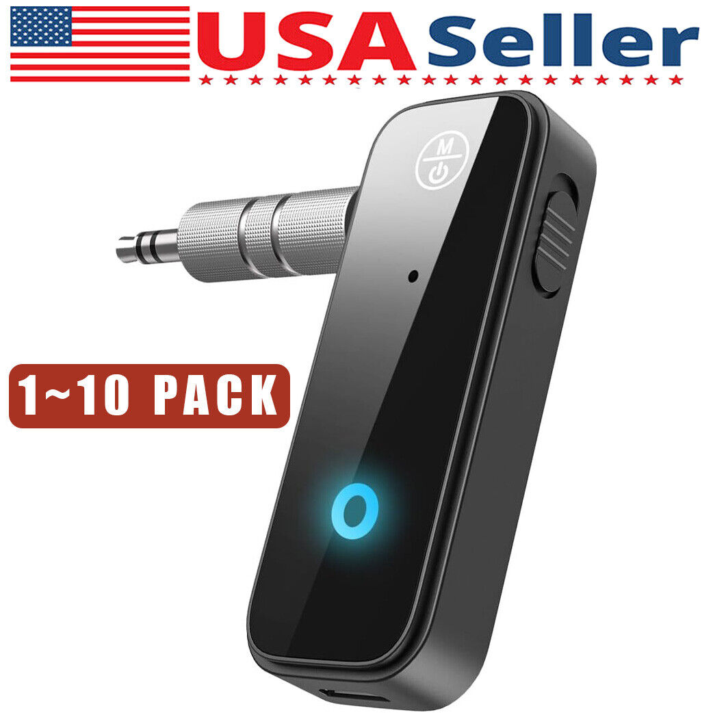 Wireless Bluetooth 5.0 Transmitter Receiver for Car Music Audio Aux Adapter lot