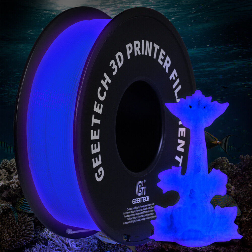 GEEETECH Filament Luminous Purple 1.75mm 1kg/roll Consumables For FDM 3D Printer