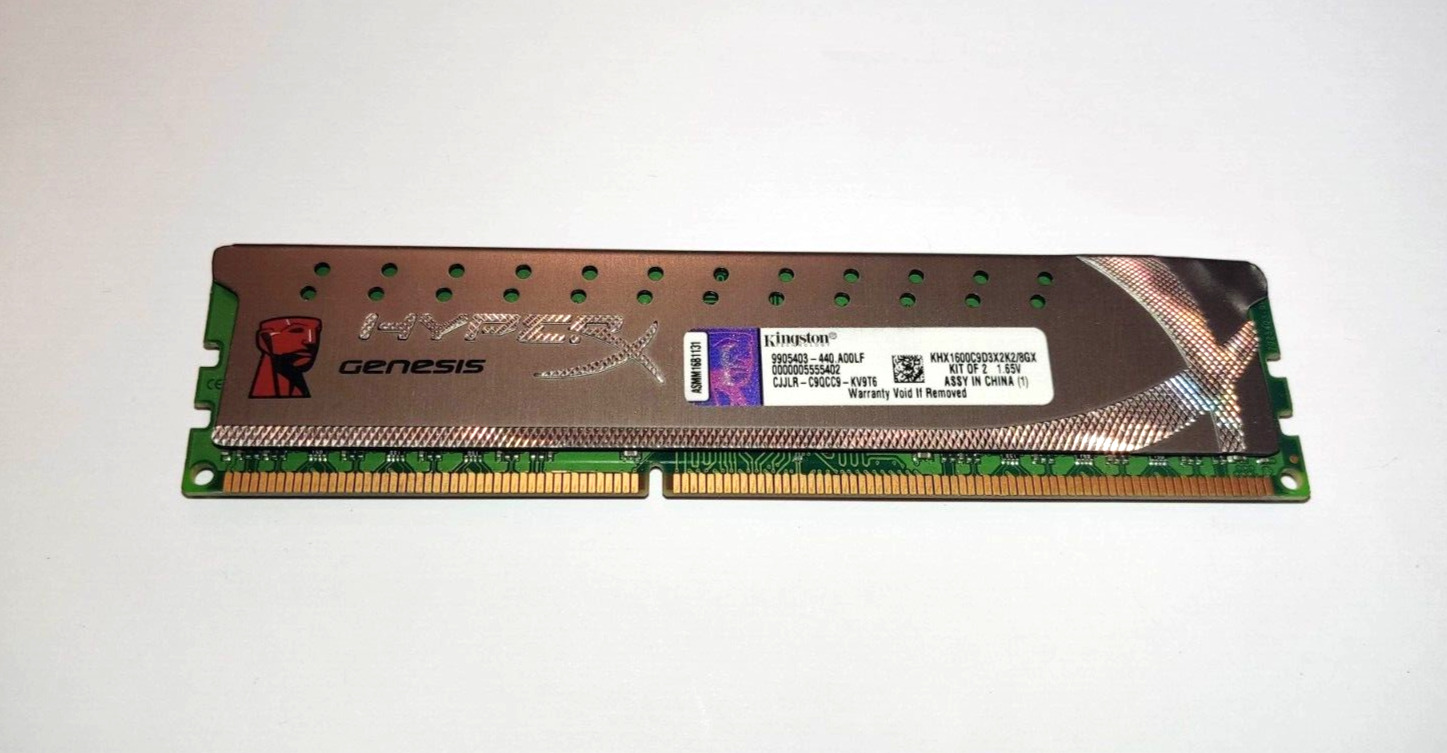 Kingston HyperX Genesis KHX1600C9D3X2K2/8GX 4GB PC3-12800 DDR3 -1600MHz PC RAM