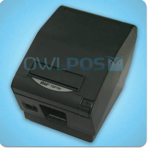 Star TSP700 Thermal USB POS Receipt Printer 743U Dark Gray Tested No P.S.