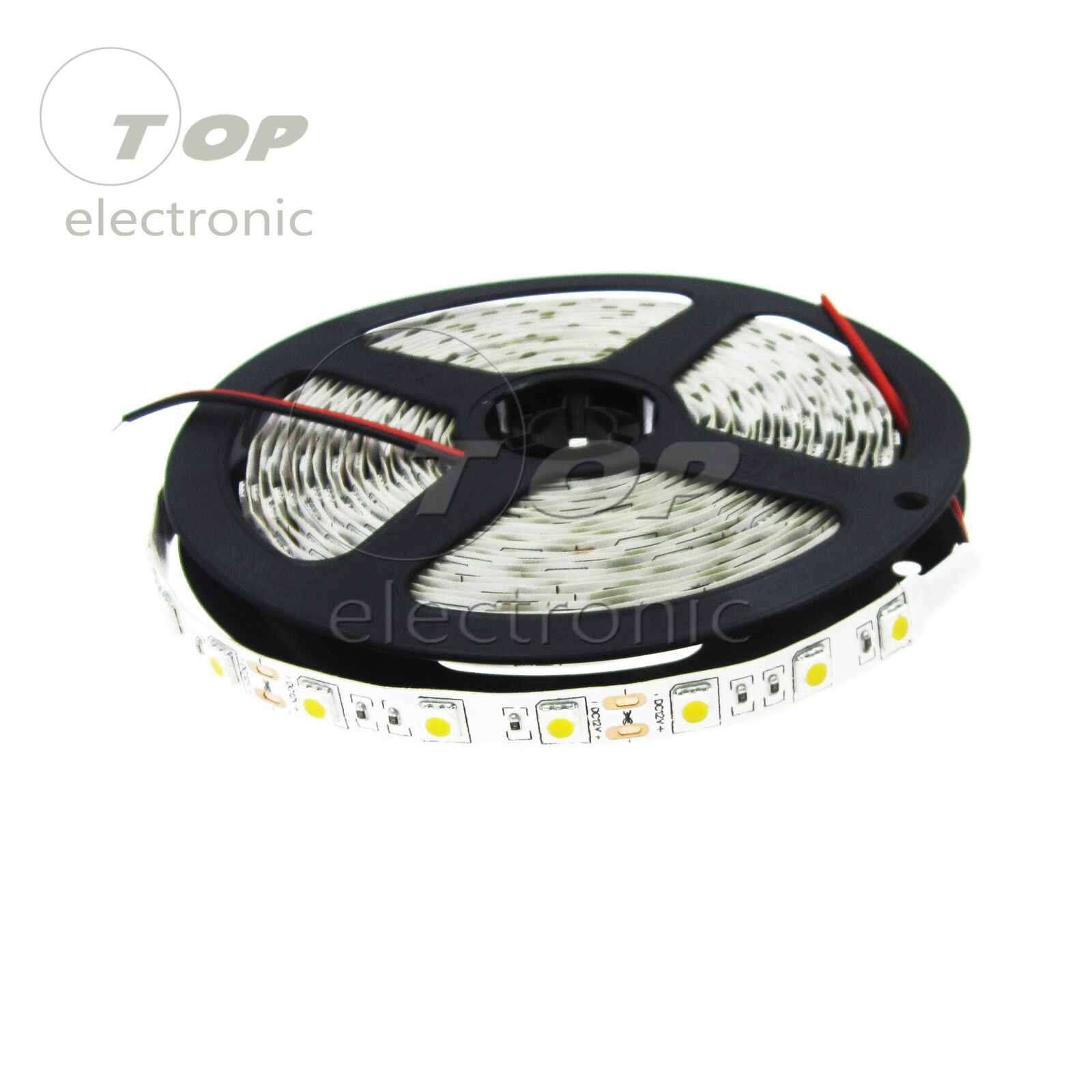 5M 300 Warm White LED 5050 SMD Flexible Light Lamp Strip 12V DC