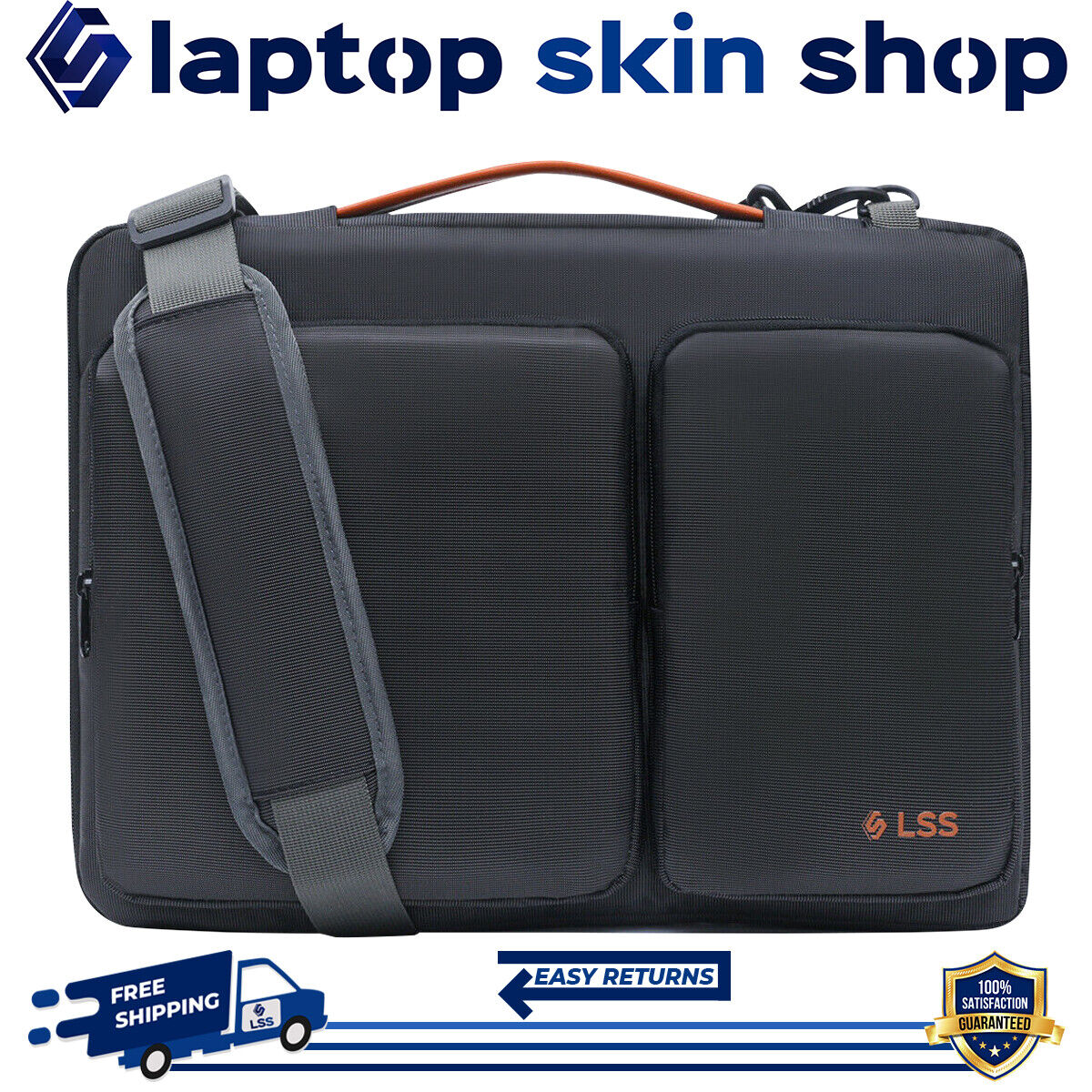 Laptop Sleeve Carry Case Bag Shockproof Protective Handbag 14-15.6 Inch Black