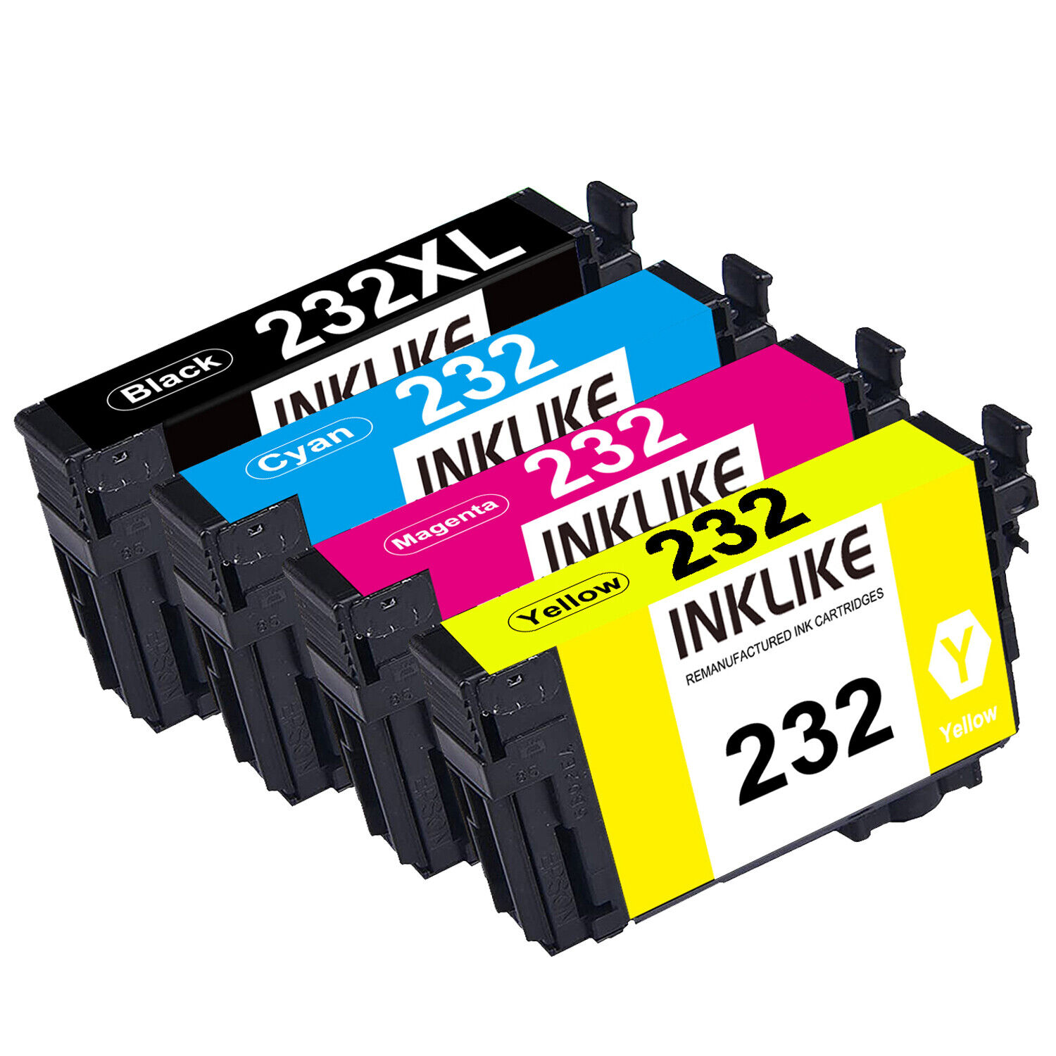 4PK for Epson 232XL 232 Ink Cartridges for Epson XP-4200 XP-4205 WF-2930 WF-2950