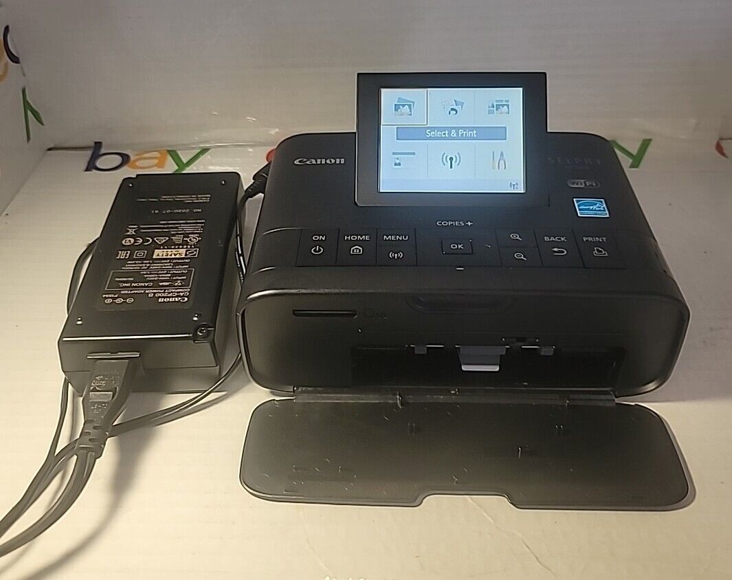Canon SELPHY CP1300 Compact Photo Printer Black Tested Working 