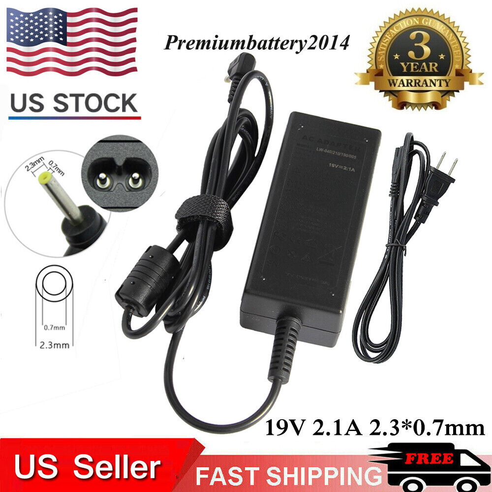 AC adapter Charger FOR Asus Eee PC 1001 1001P 1001PX Power Supply Cord 