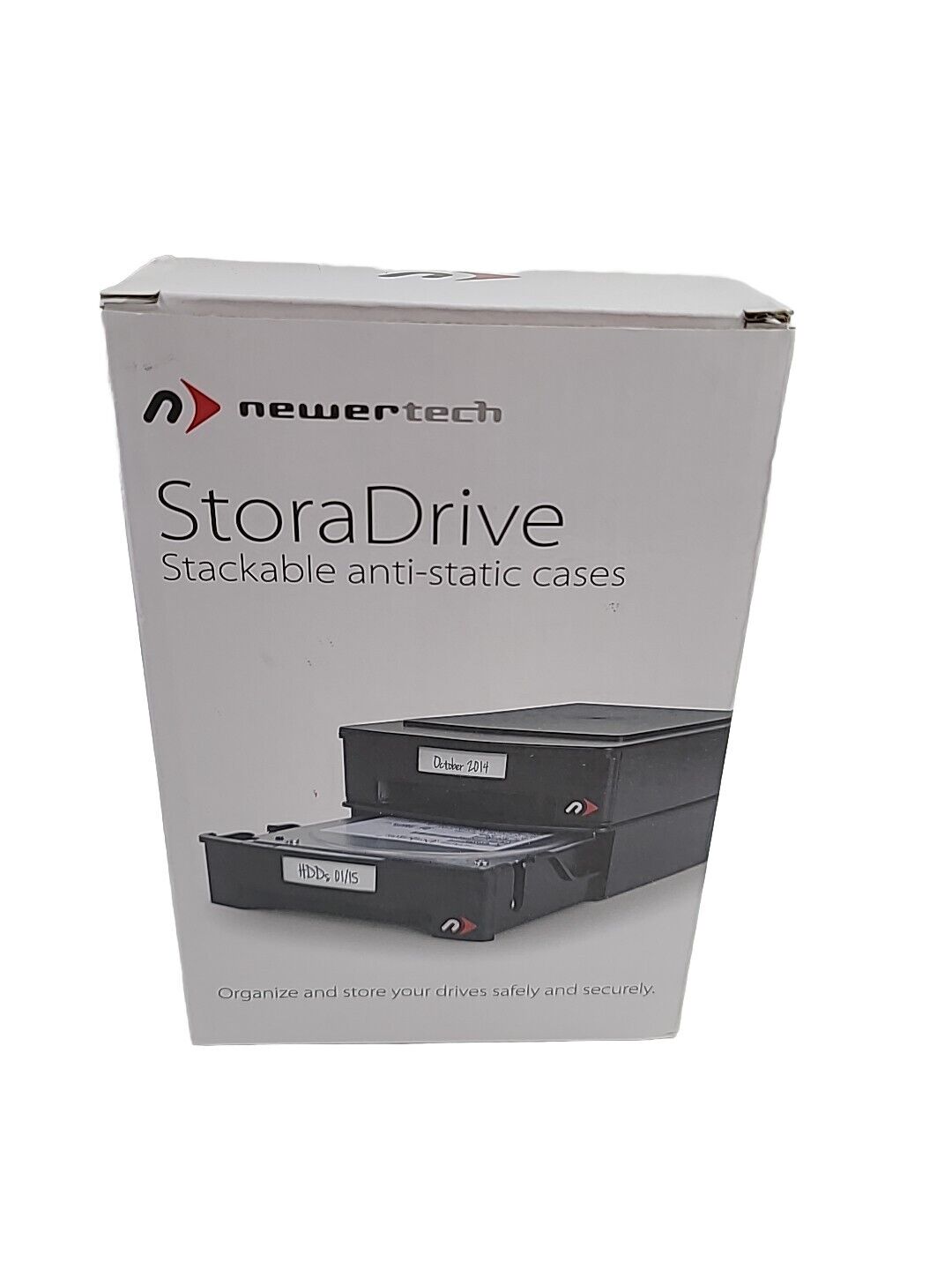 Newertech 3.5 Inch Hard Drive Storadrive External Case Black Anti Static 2 Pack