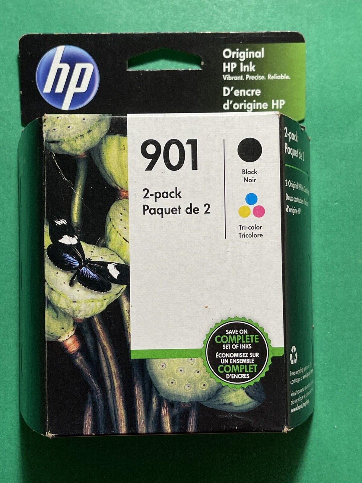 Genuine HP 901 Ink Cartridge Combo for HPJ4550 J4580 4680 4500 Printer-OEM Ink