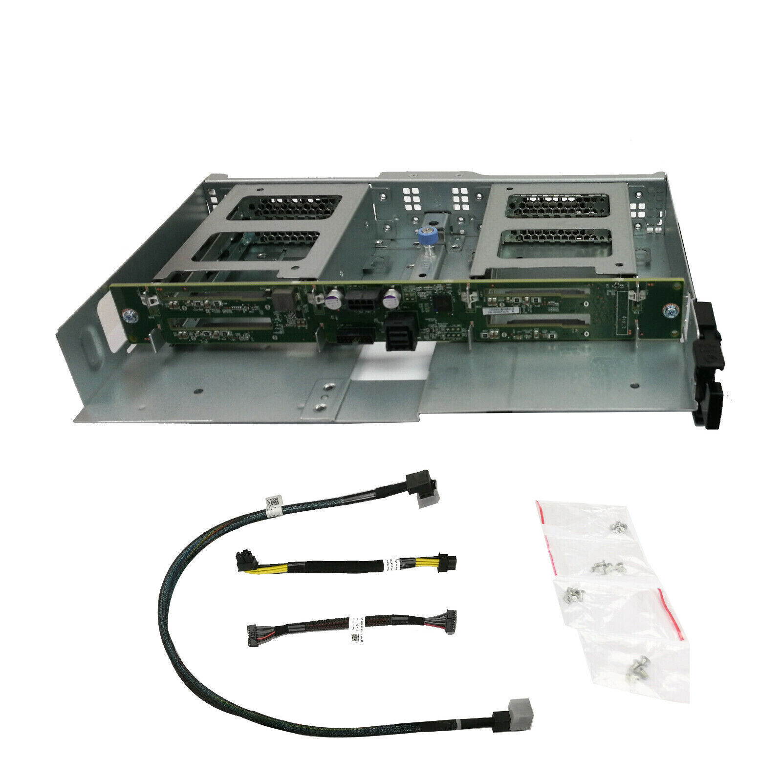 Dell R740XD 4*2.5inch Rear HDD Cage Back Panel Kit WMJR0 w/Caddy Cables US