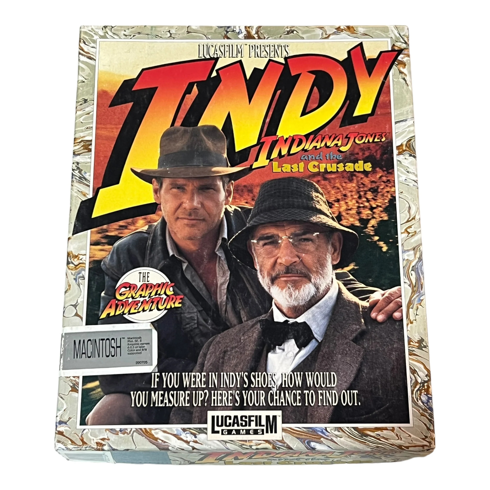 Indiana Jones and the Last Cruse INDY for Macintosh Plus, SE and 2