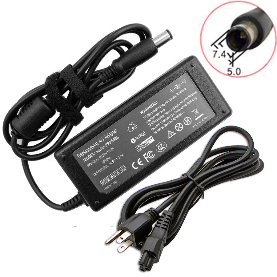 65W AC Adapter Charger For HP N193 V85 R33030 Notebook PC Power Supply Cord PSU
