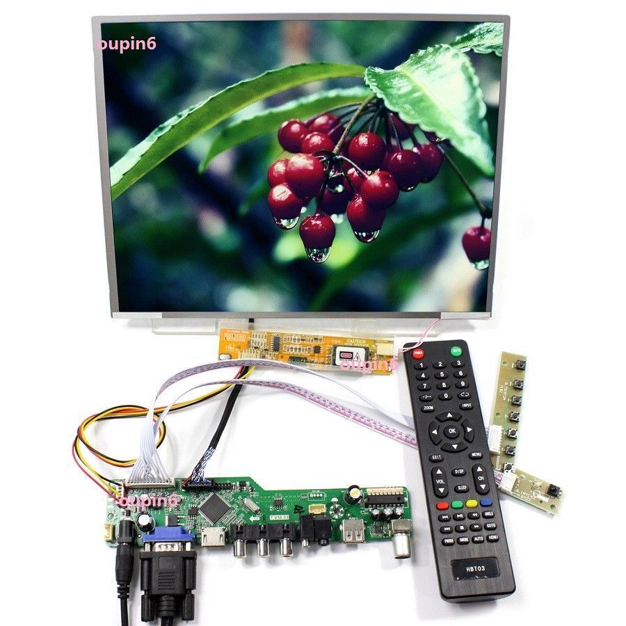 TV HDMI VGA AV USB LCD Controller kit DIY with 12.1\