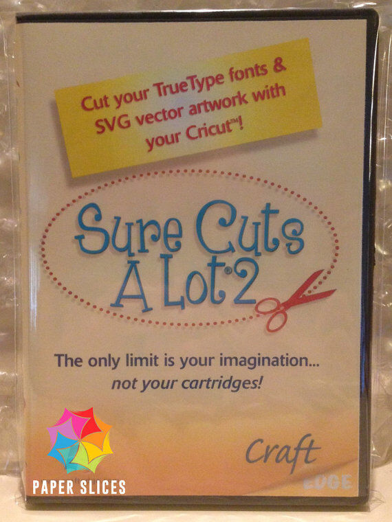 SURE CUTS A LOT 2 CD - For Cricut Expression/Personal/Create/Cake SCAL - Kit #1