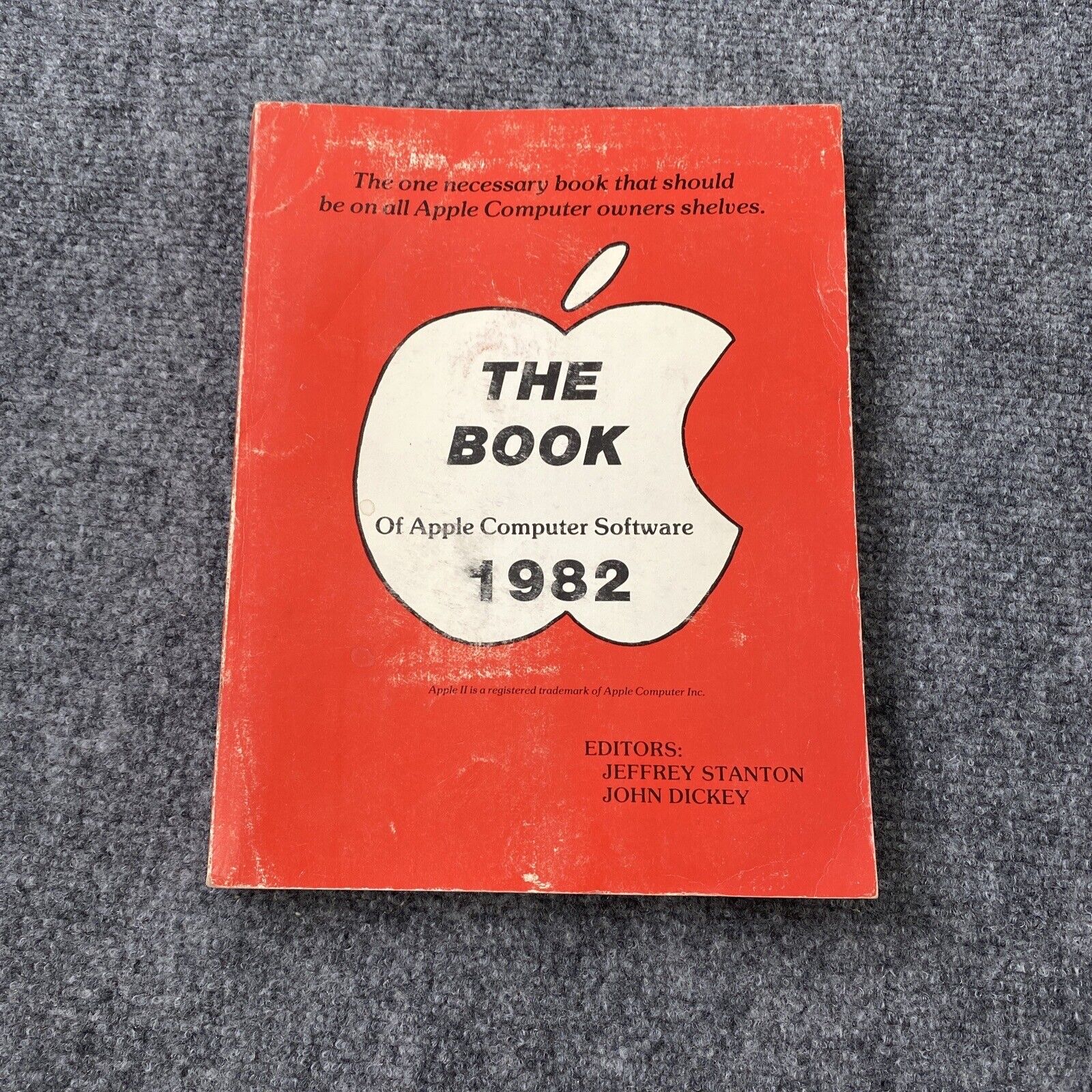Vintage The Book of Apple Computer Software 1982 Stanton & Dickey