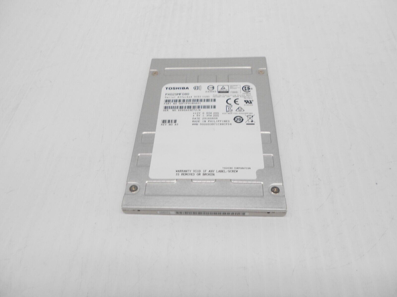 Toshiba 800GB 12gbps 12G SAS SSD Hard drive 2.5\'\' Server Dell HP supermicro 512