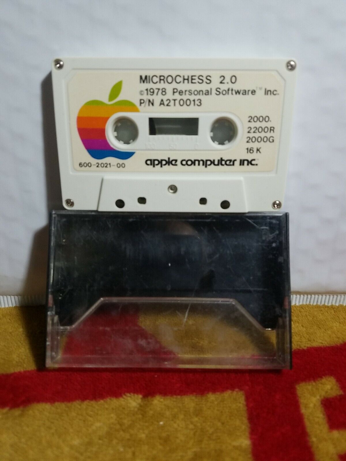 Apple Microchess 2.0 1978 Personal Software Cassette P/N A2T0013