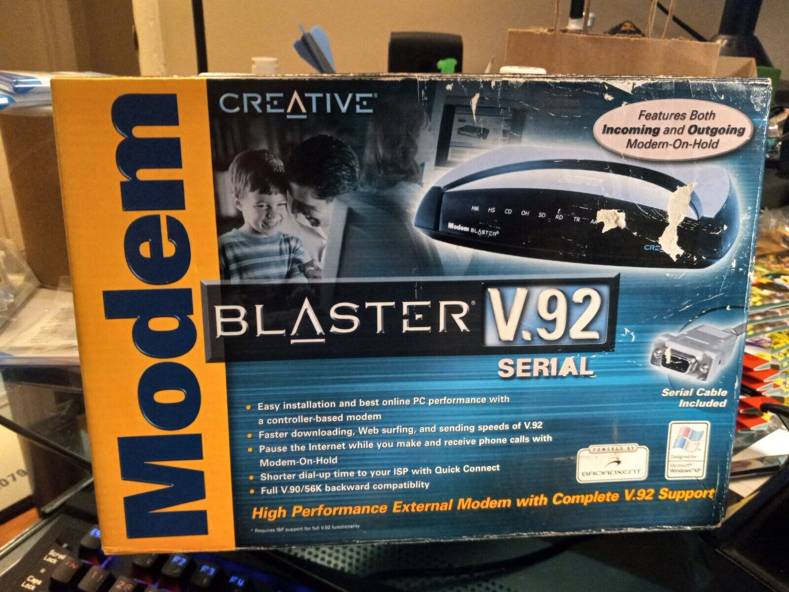 Creative Modem Blaster 56Kbps V.92 Serial Windows XP 2000 - New Sealed