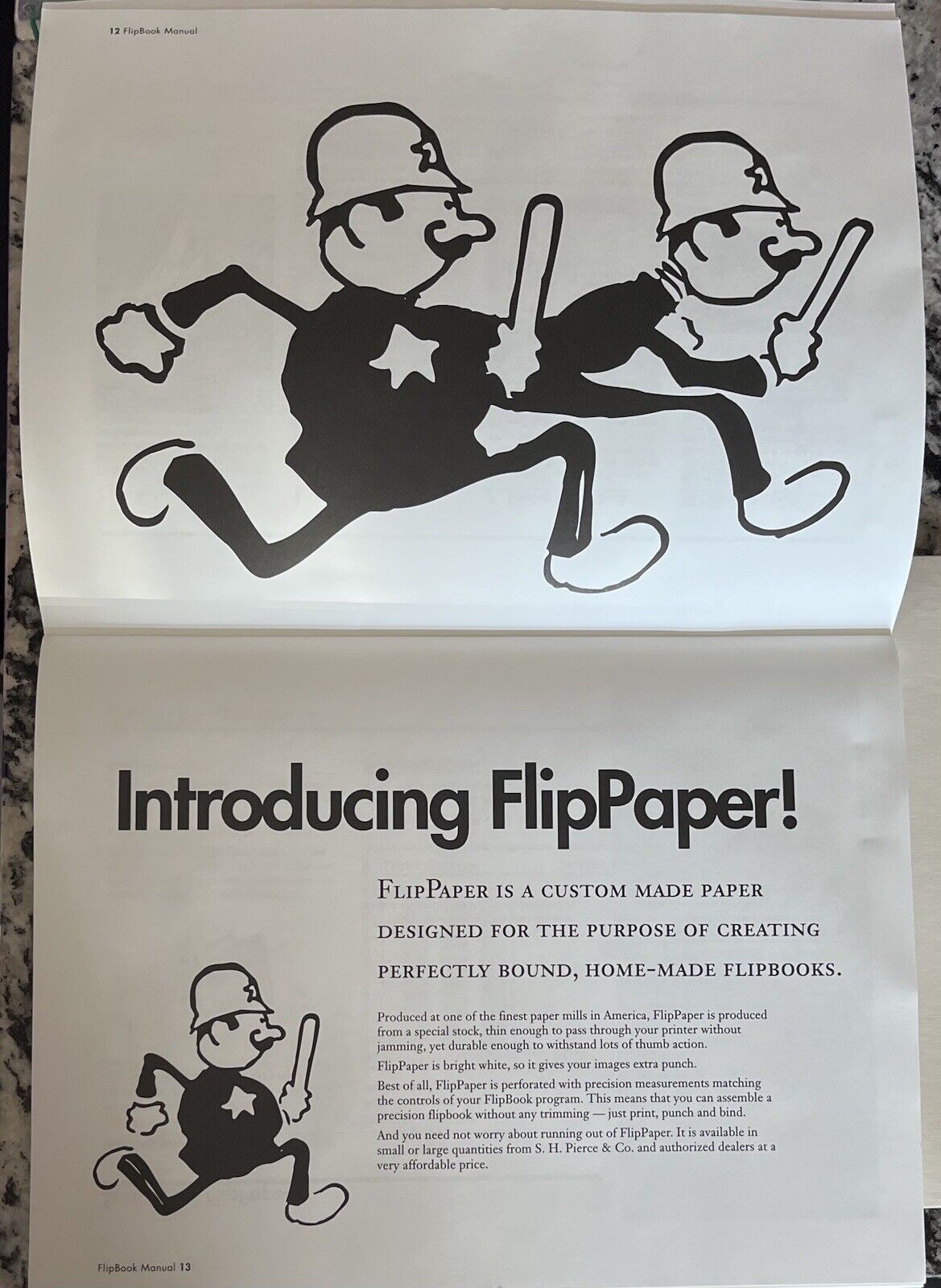 Vintage Flipbook Printing Tool Animation Apple Macintosh Software 3.5 S.h Pierce