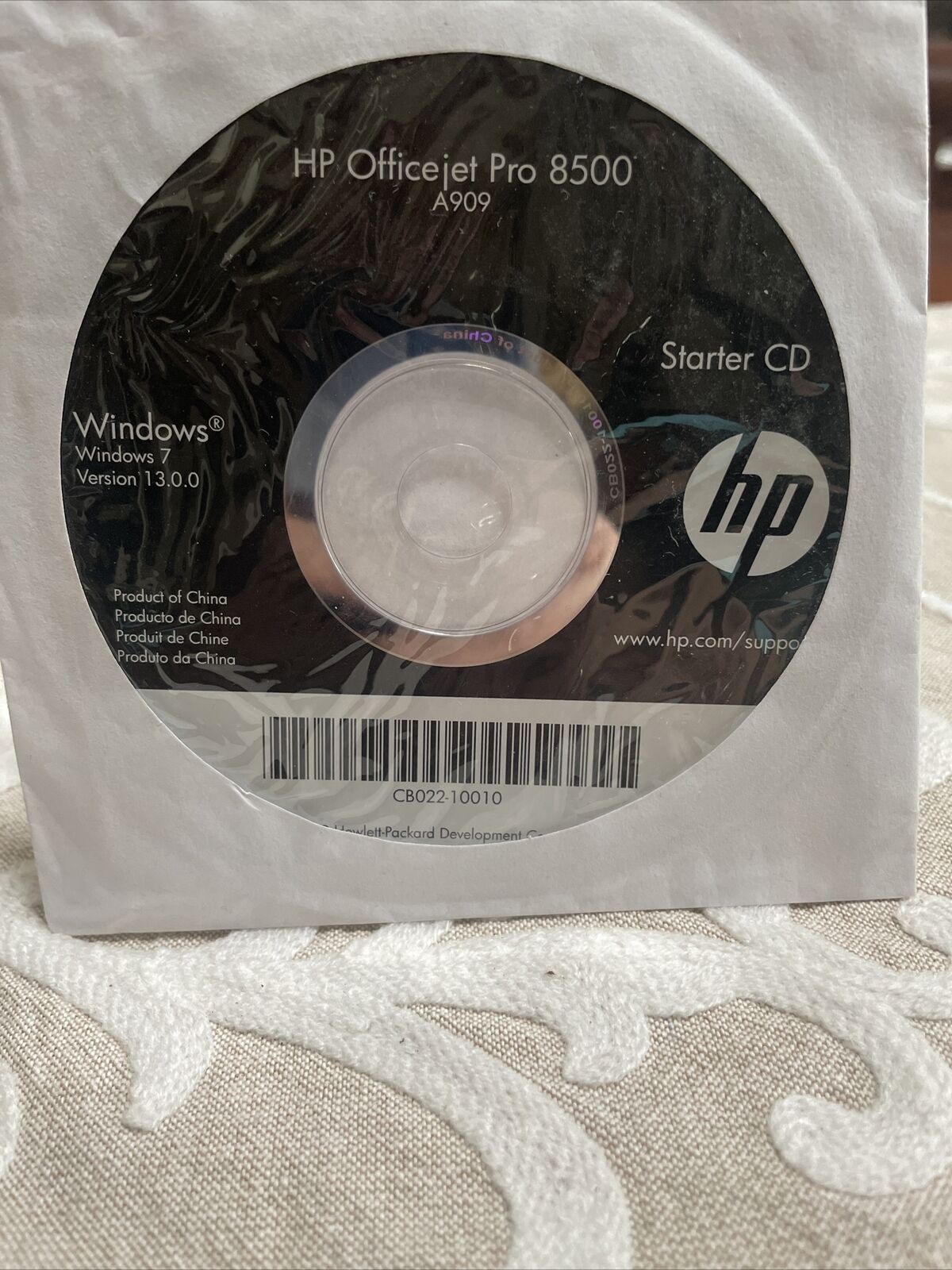 HP Officejet Pro 8500 A909 Windows 7 Version 13.0.0 Starter CD Software install