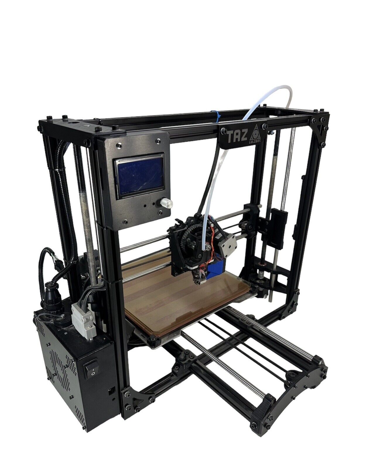 LulzBot TAZ 4 3D Printer ~ 11.7in x 10.8in x 9.8 in ~ No Power Supply / Working