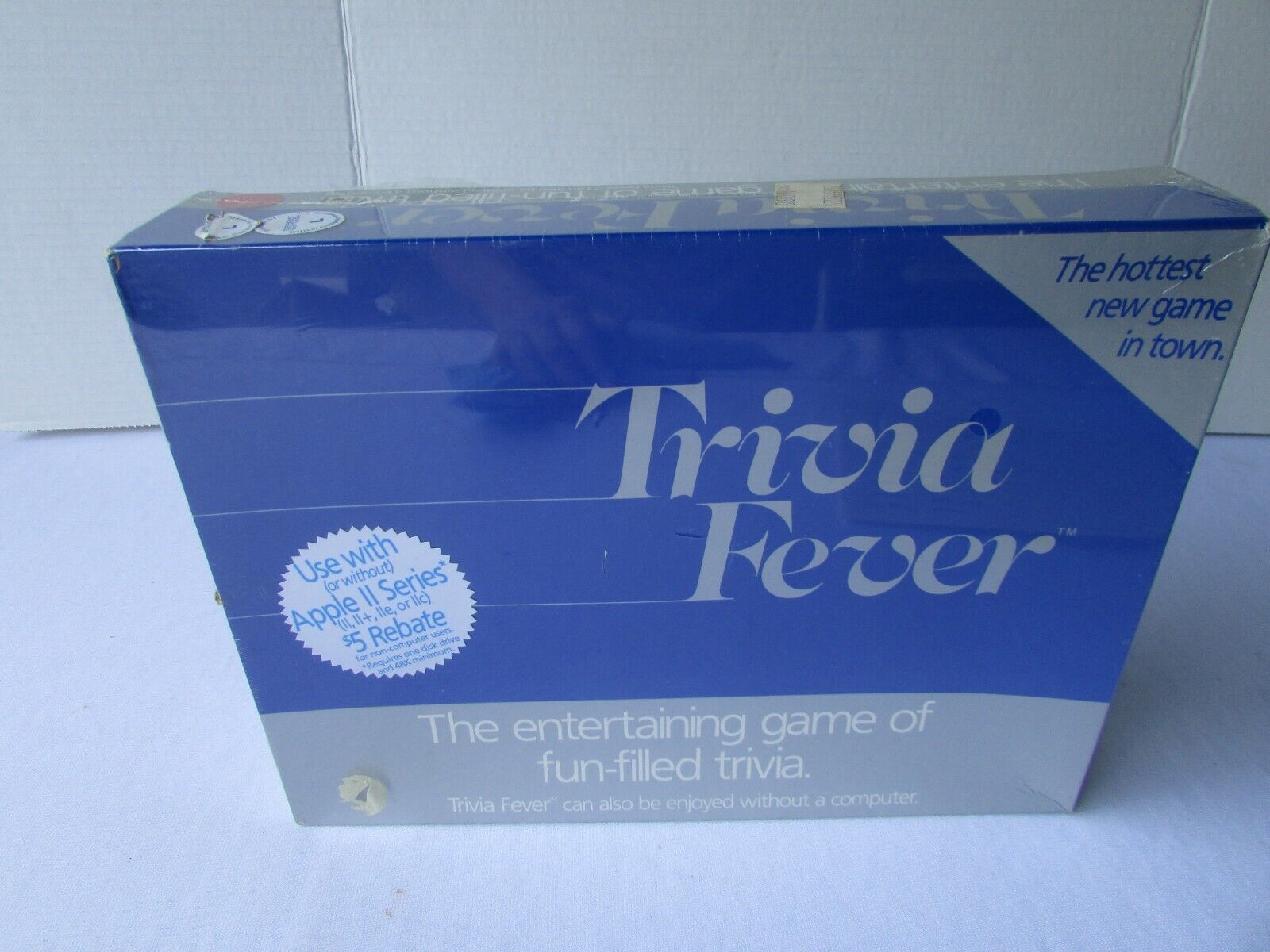 Vintage 1984 TRIVIA FEVER Computer Game - Apple 2 Series - New Sealed