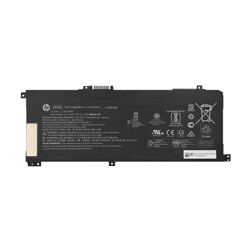 Genuine 55.67Wh SA04XL Battery For HP Envy X360 15-DR0000 15-DR1000 Series NEW