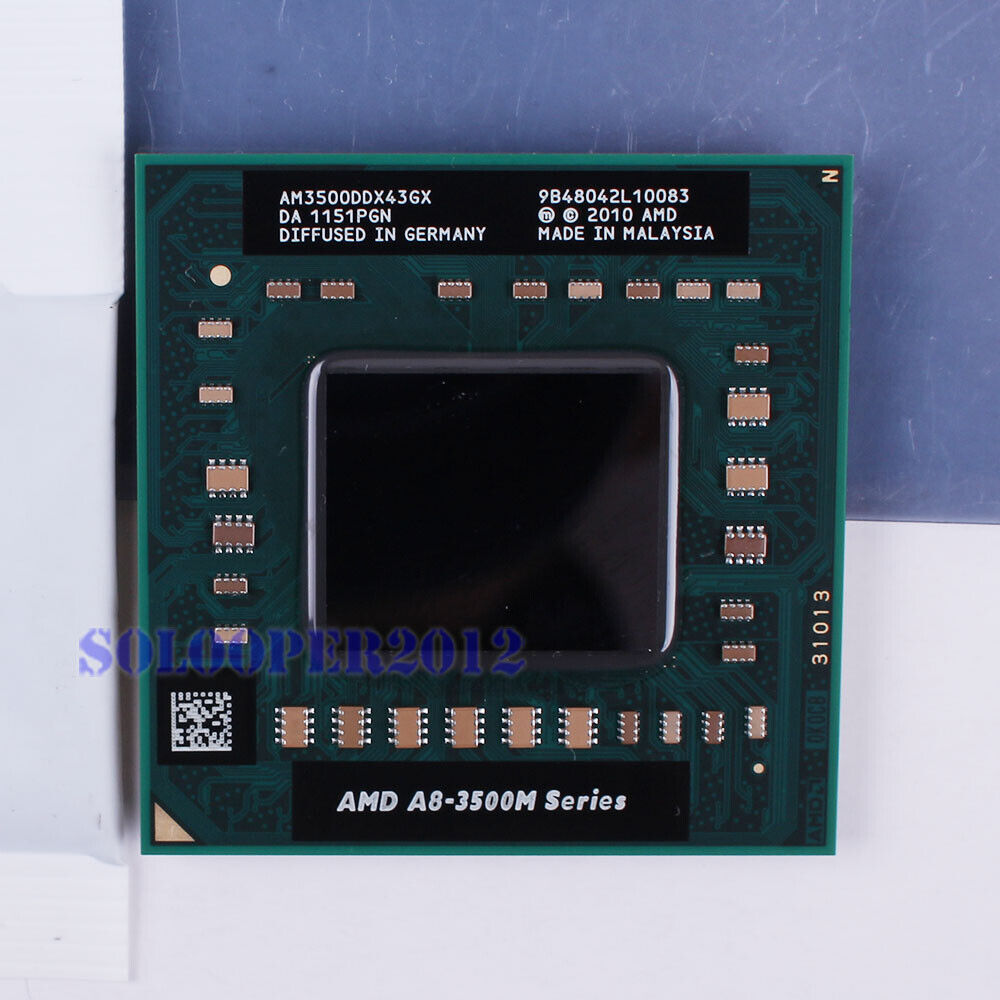 Free shipping AMD A-Series A8-3500M (AM3500DDX43GX) CPU Processor