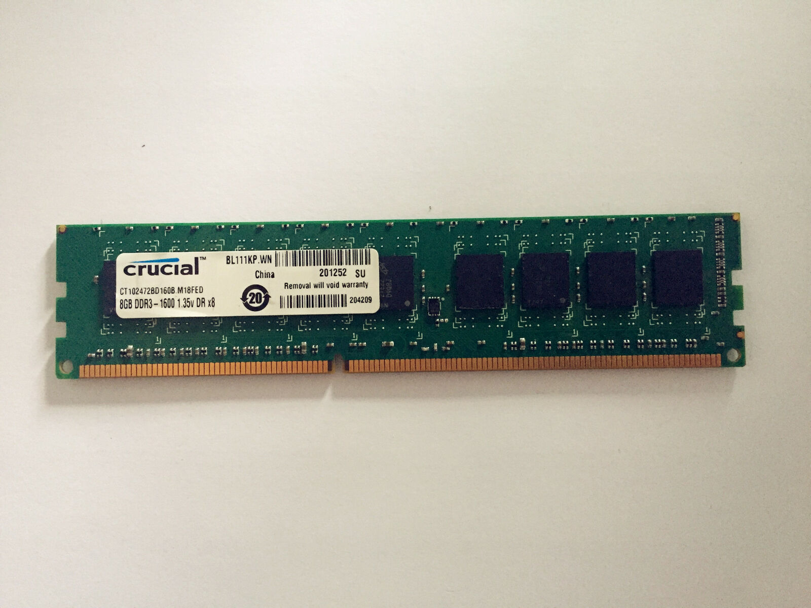 8GB 16GB 32GB DDR3 1600MHz PC3L-12800E 240pin ECC Server RAM Unbuffere 1.35V LOT