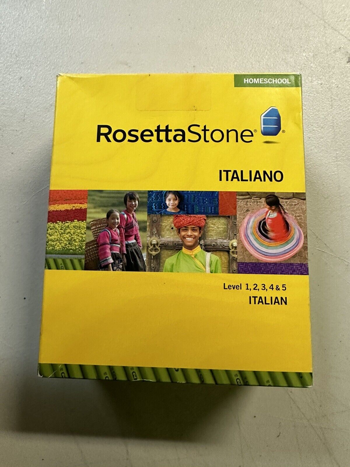 rosetta stone italian Level 1,2,3,4&5 Home School