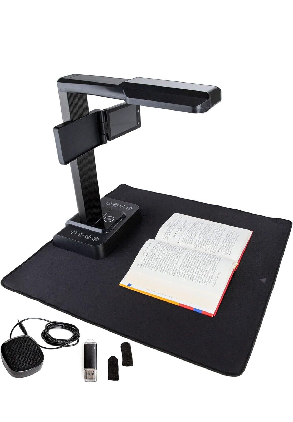 A3 A4 12MP Large Format Book & Document Scanner Smart Capture Size USB Camera US