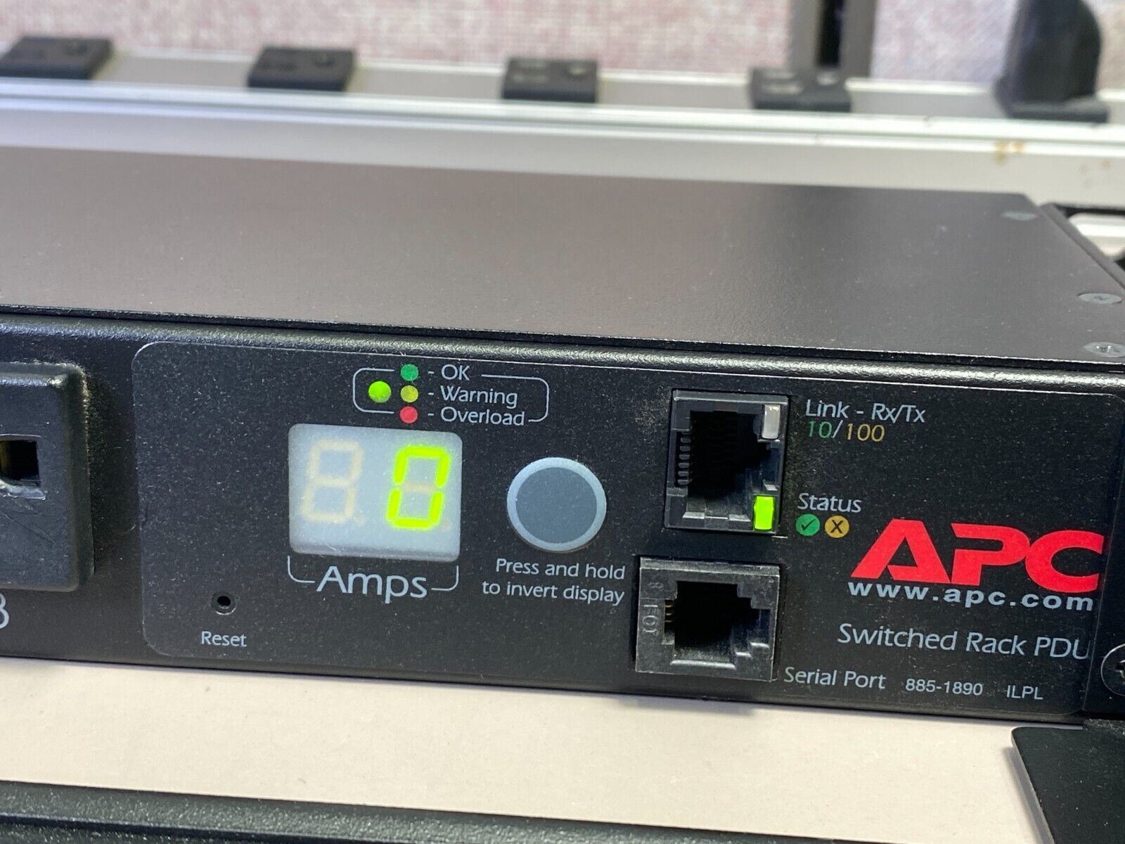 APC AP7901 SWITCHED RACK PDU POWER 20A 120V 8-OUTLETS