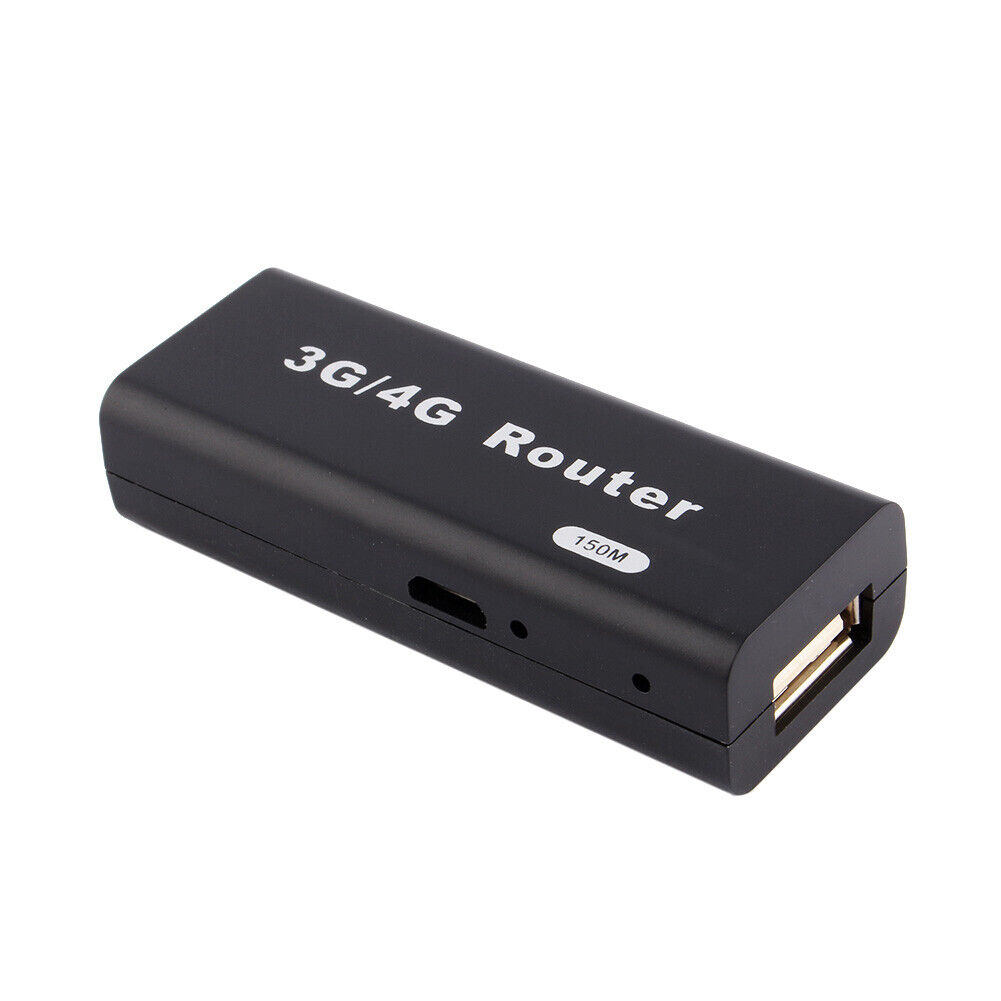 Mini Portable 3G/4G Wireless-N USB WiFi Hotspot Router 150Mbps Wlan Lan RJ4 BEA