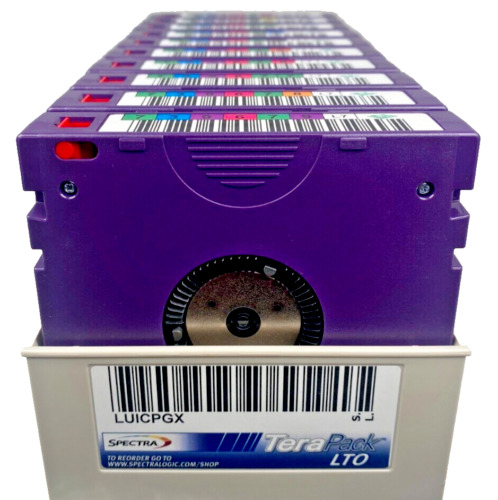 Spectra TeraPack LTO-7 Ultrium Backup Tape Cartridges 6TB/15TB (10 Tapes)