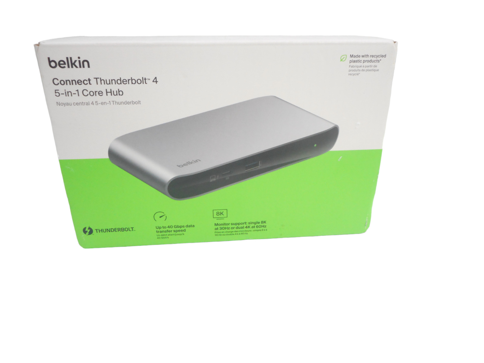 Belkin Connect Thunderbolt 4 5-in-1 Core Hub INC013 NEW