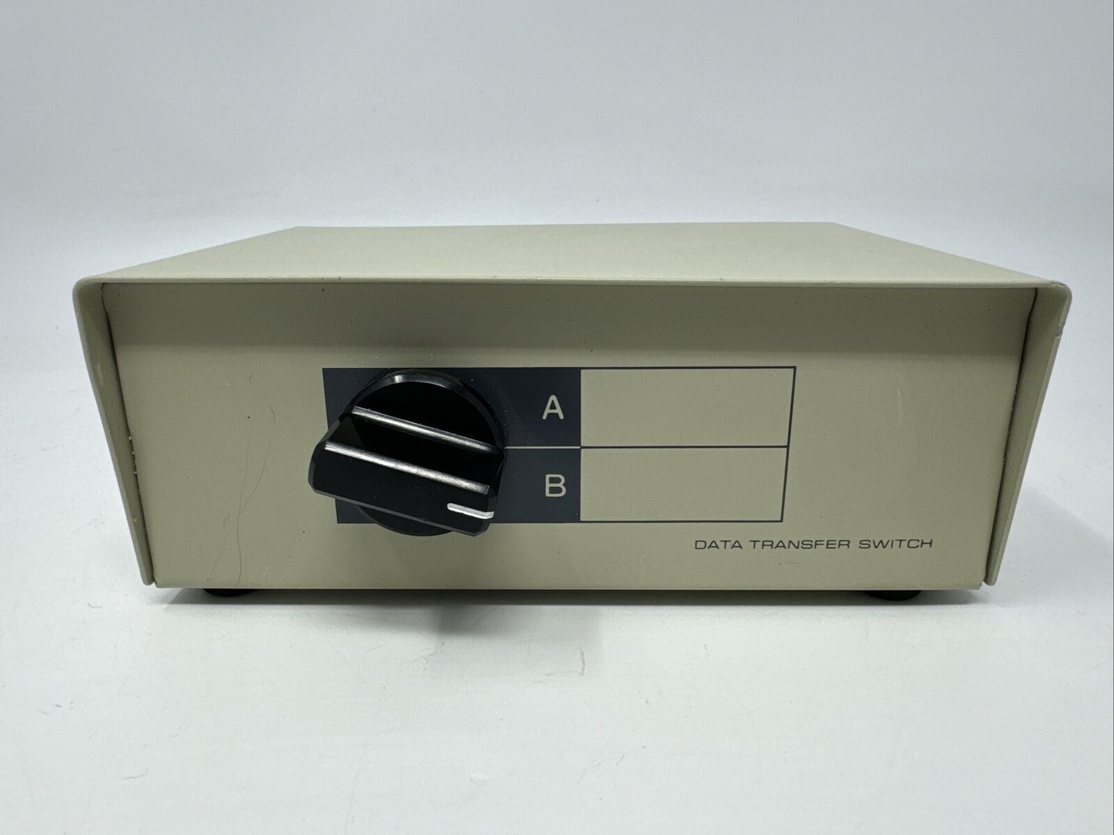 Vintage Data Transfer Switch 2Way Parallel PRINTER 25 Pin Port A B Computer Box.