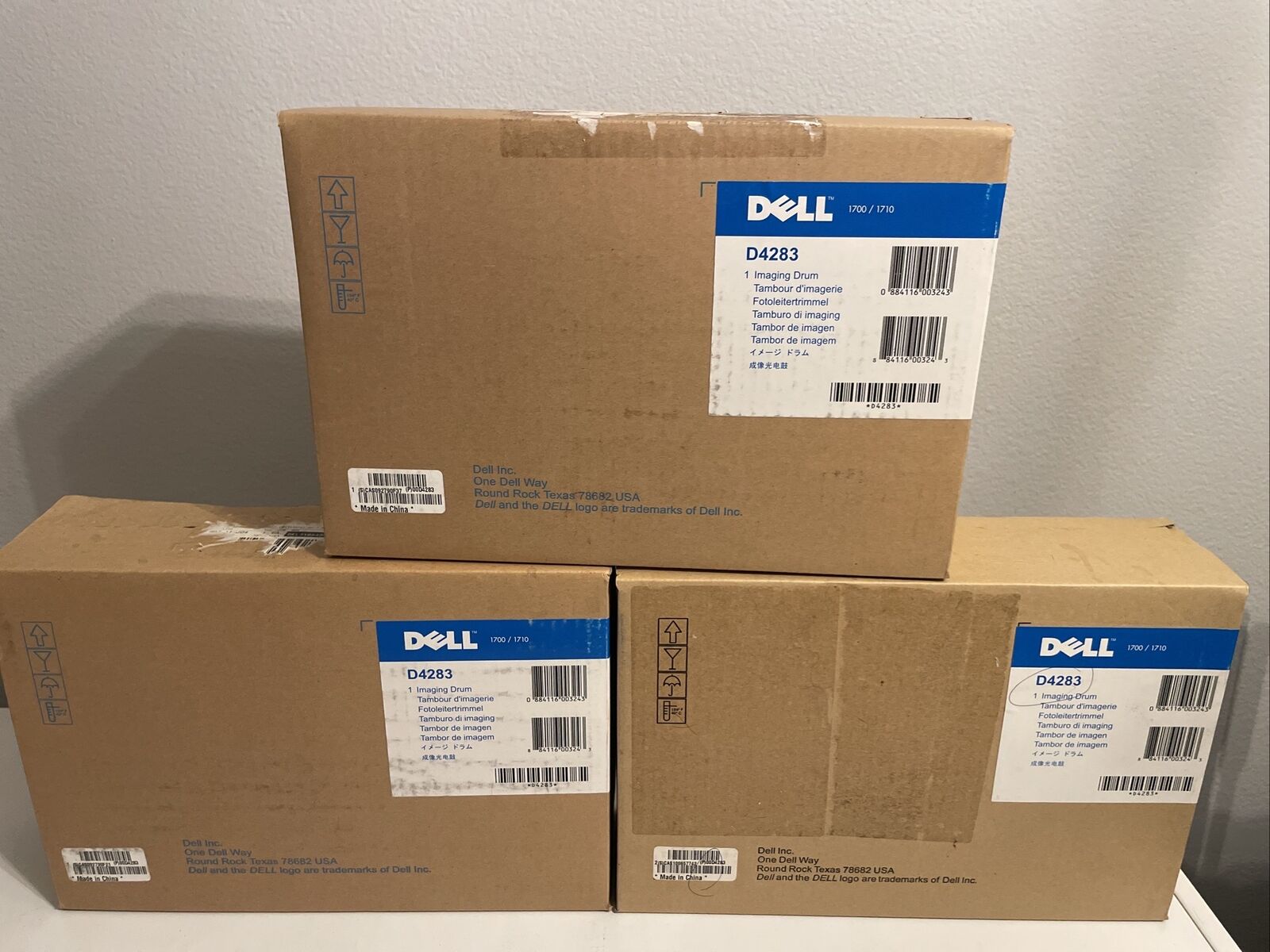 3 New/Sealed Dell 1700/1710 D4283 Imaging Drum