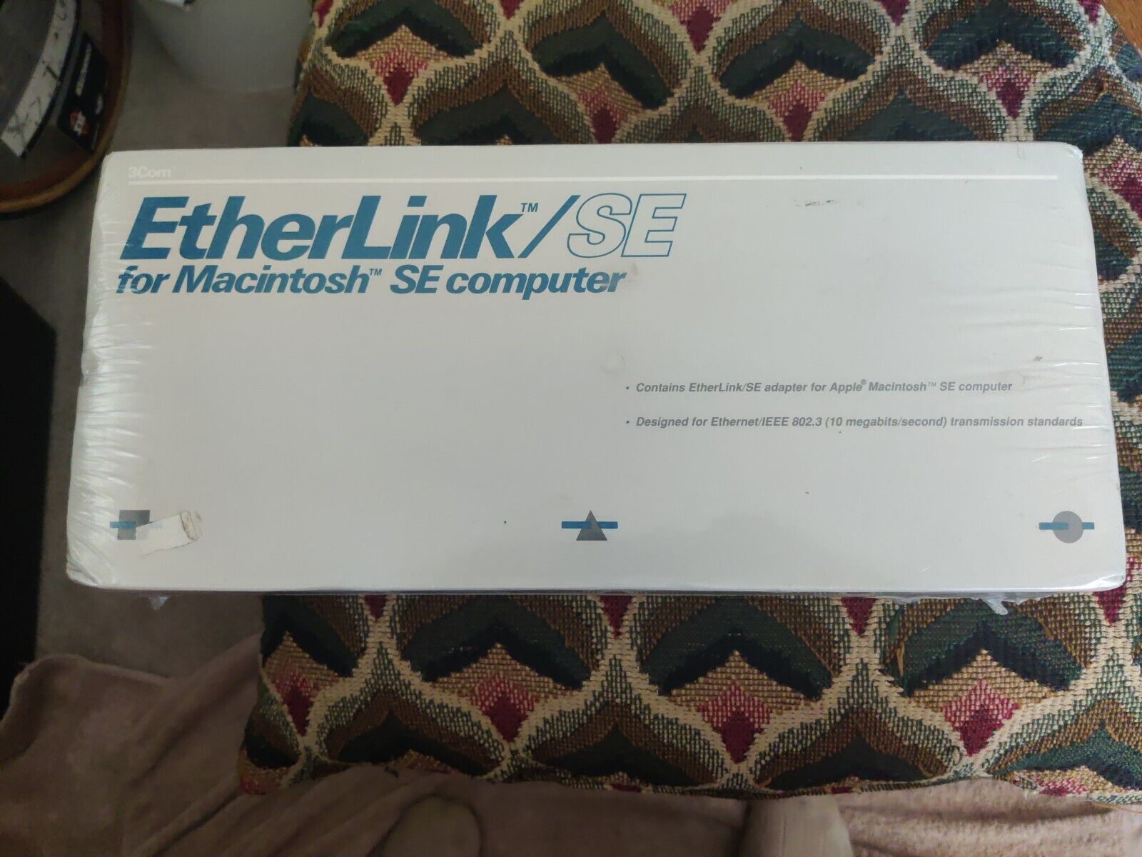 3 COM EtherLink/SE Adapter For Apple Macintosh SE Computer Vintage  NOS Sealed