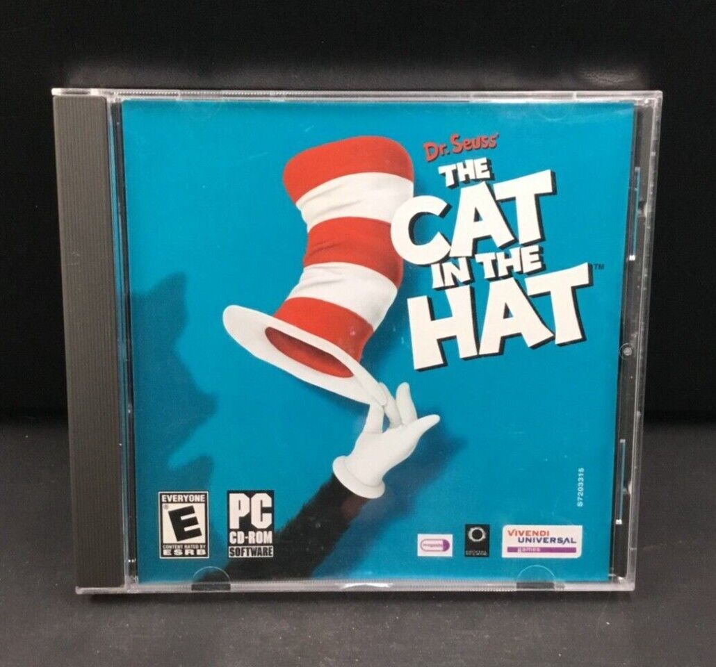Dr. Seuss The Cat in the Hat - PC CD-ROM GAME, Vivendi, 2003 software CIB