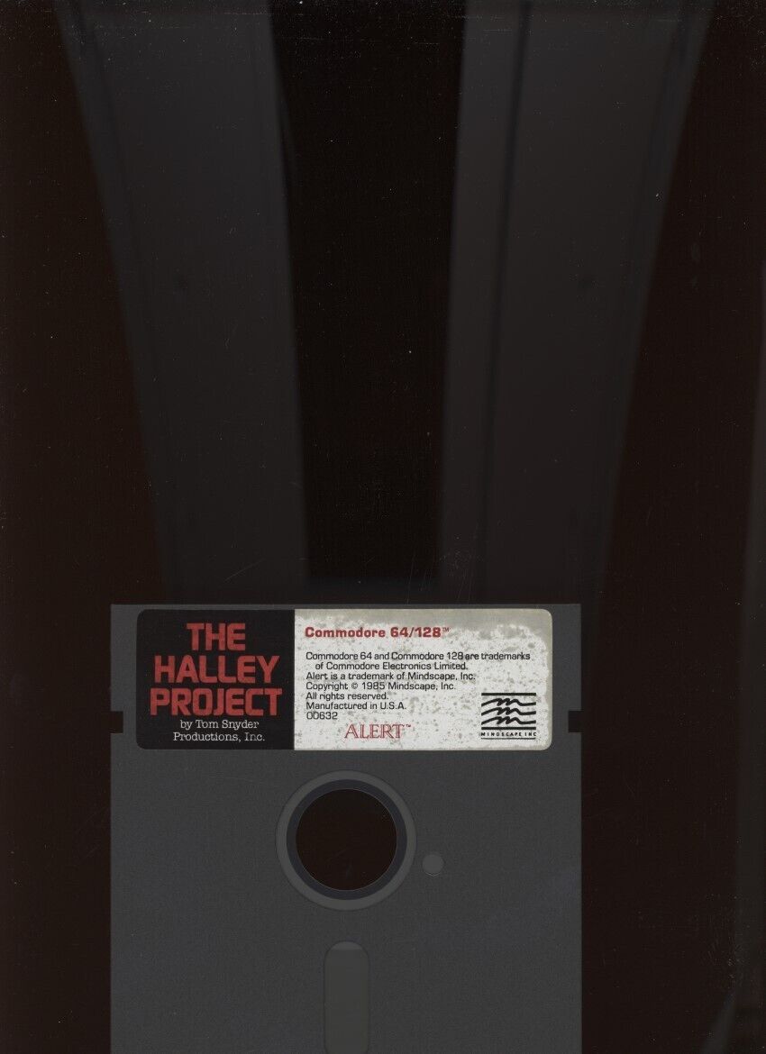 THE HALLEY PROJECT: SPACE FLIGHT for Commodore 64/128 & ATARI /5.25” /*RAREST*