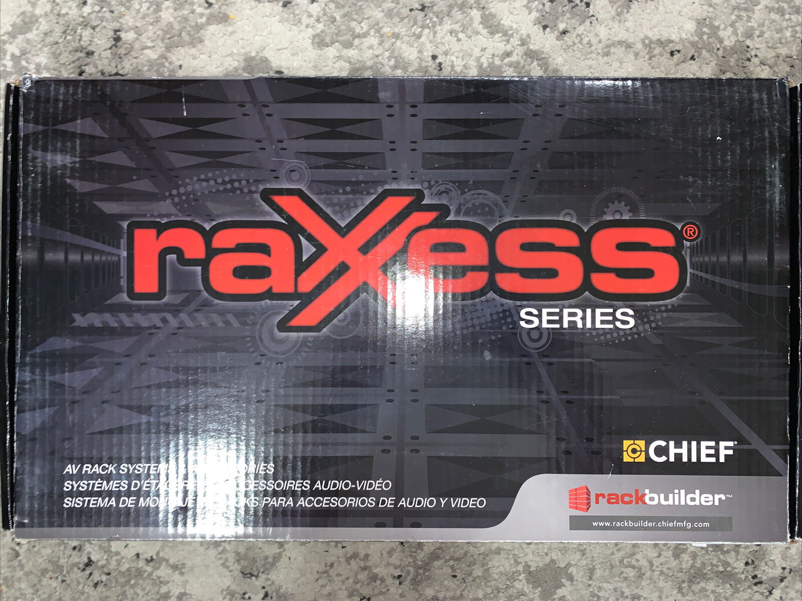 New Chief Raxxess UNS-1 Series Vented Universal Tray Shelf 19in Server Rack