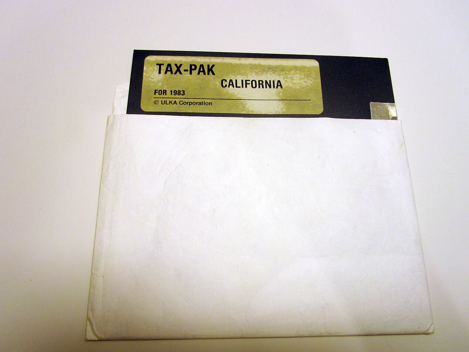 VERY RARE Tax-Pak California by Ulka Apple II+, Apple IIe, IIc, Apple IIGS
