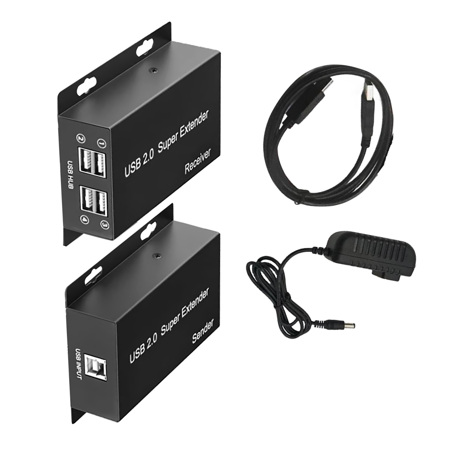 USB2.0 Hub Extender over Ethernet Rj45 Cat5e/6/7 Cable to 50M Extension Transmit