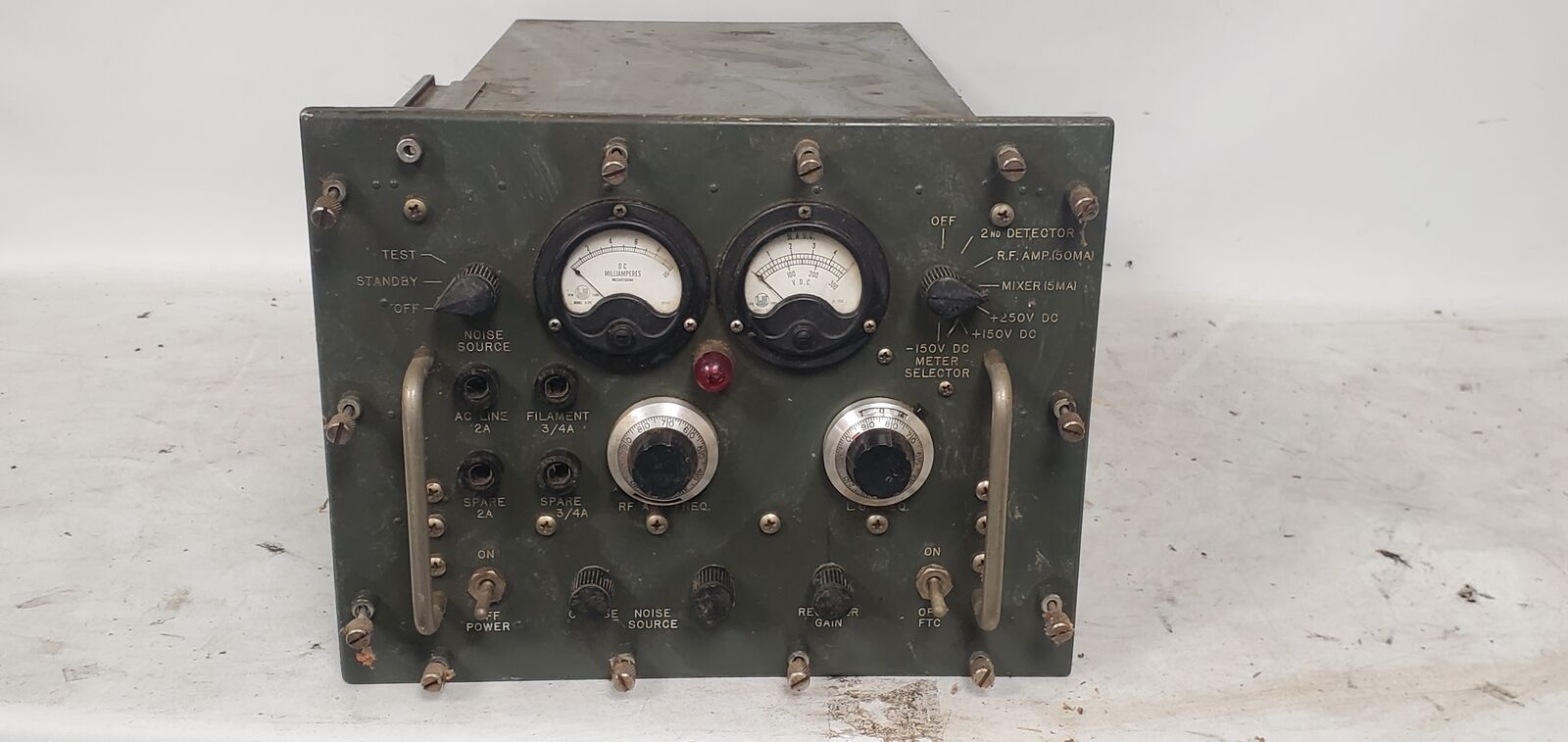 Vintage Korean War Era Military Radio Equipment for Bay