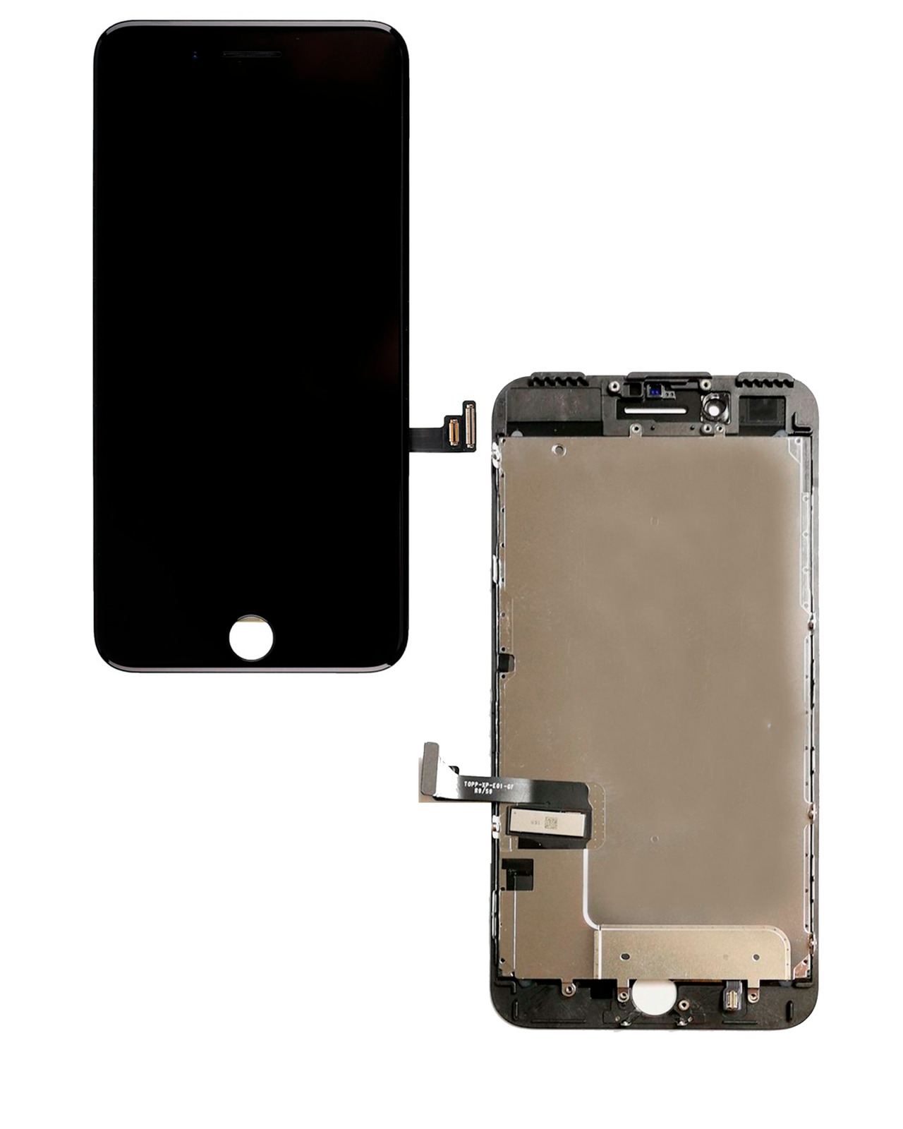 LCD Assembly With Steel Plate Compatible For iPhone 7 Plus Premium: LG Black