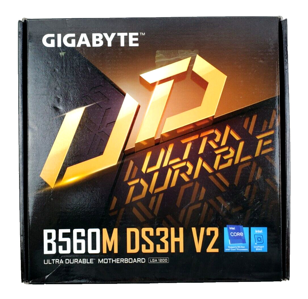GIGABYTE B560M DS3H V2, Intel LGA1200 Micro-ATX Motherboard (Please Read)