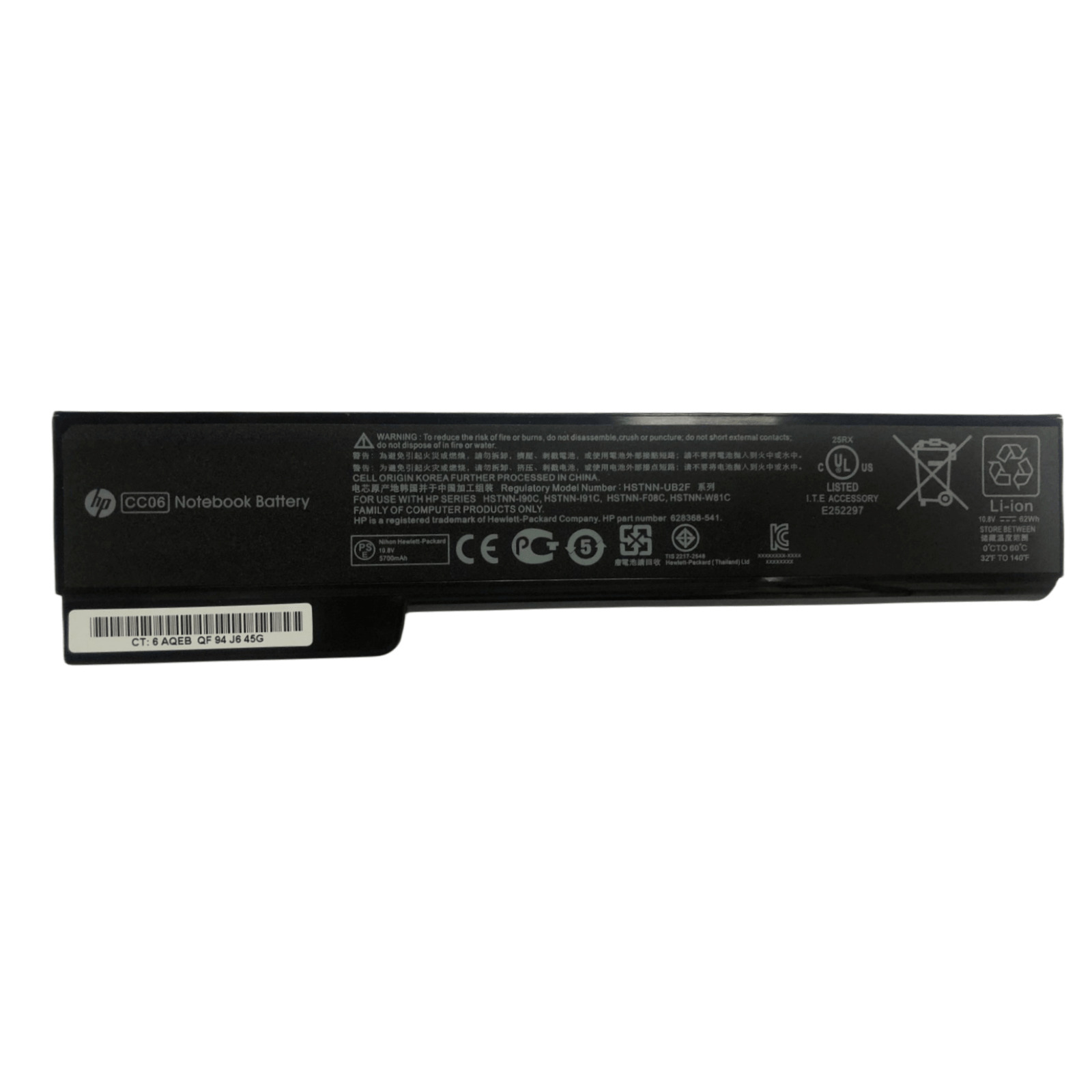CC06 CC06XLOriginal Battery For HP ProBook 6360b 6460b 6470b 6560b 6570b 8460w 