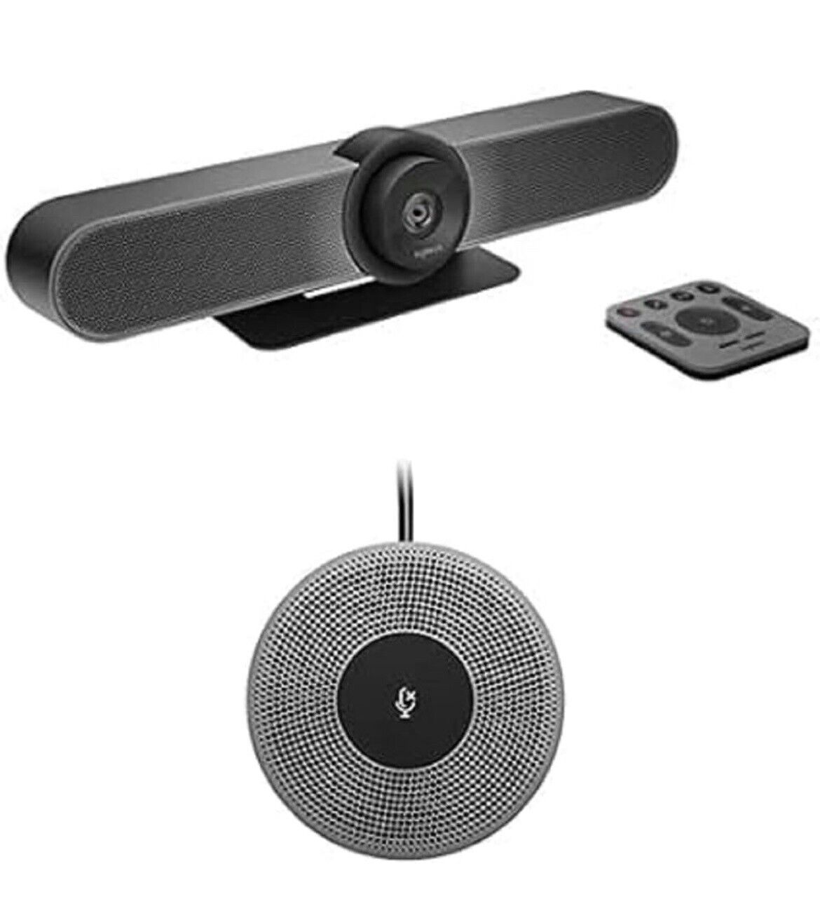 (SAVE $250) Logitech Meetup 960001201 Expansion Mic Video Conferencing and Audio