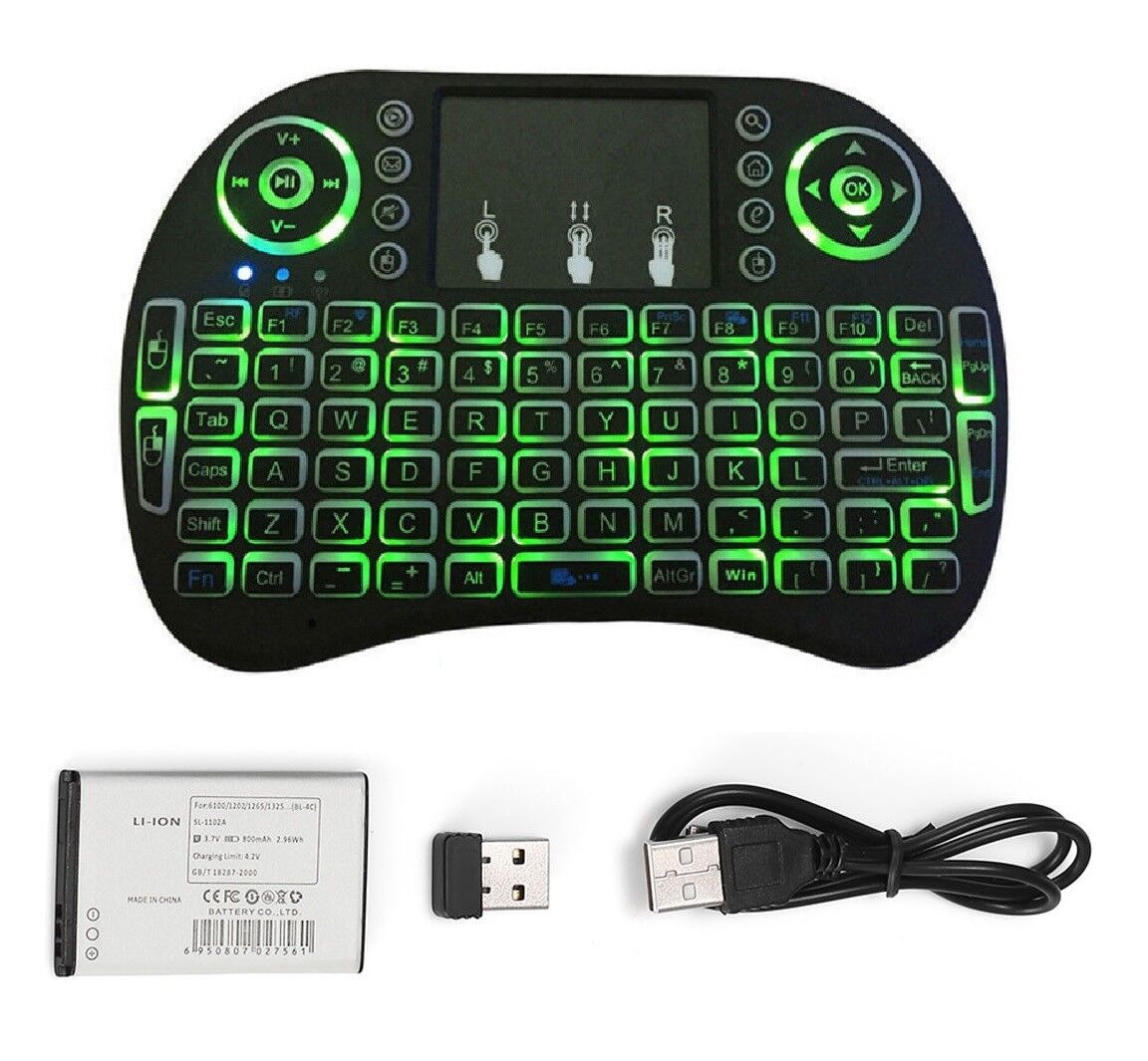 Mini 2.4G Wireless Keyboard Remote for Raspberry LG Smart TV Box Android TV LOT