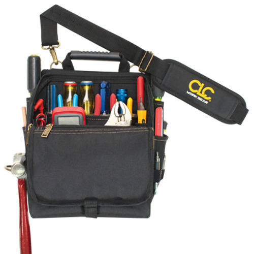 CLC 1509 Large 21 Pocket Professional Electrician\'s Zippered Tool Belt Pouch